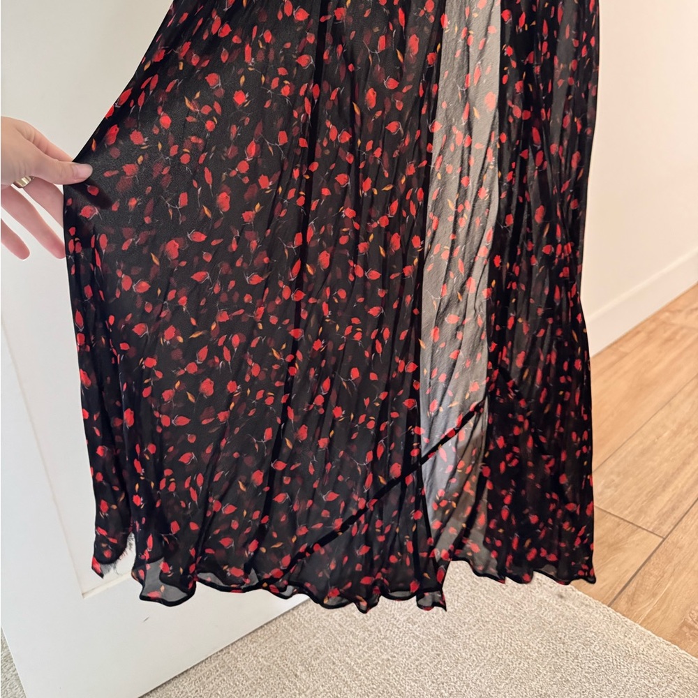 Rat & Boa Black and Red Maxi Dress - Picture 8 of 12